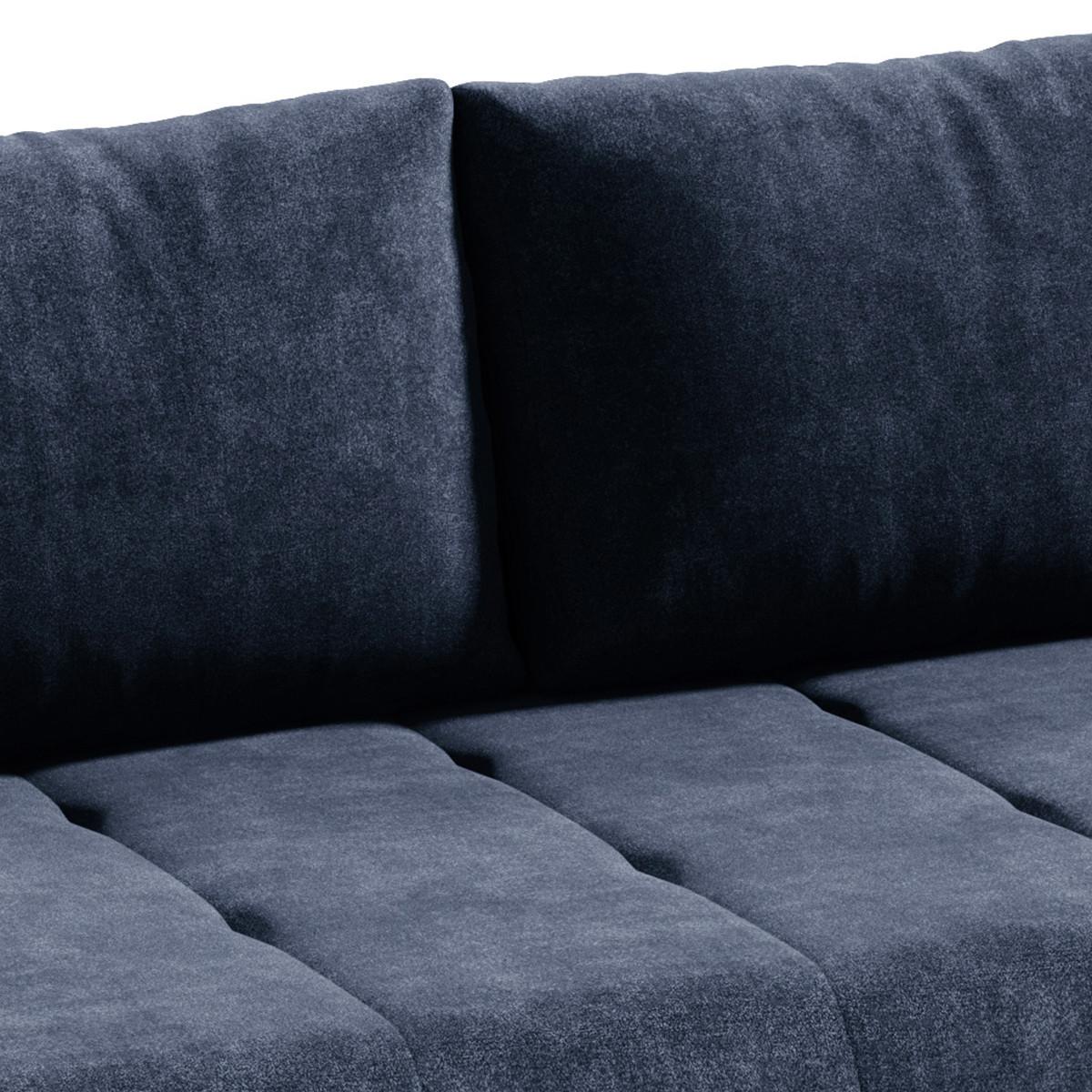 SCHLAFSOFA Jonas 3 Sitzplätze Marineblau - Dunkelblau, Holzwerkstoff (240/85/110cm) - Petits-meubles