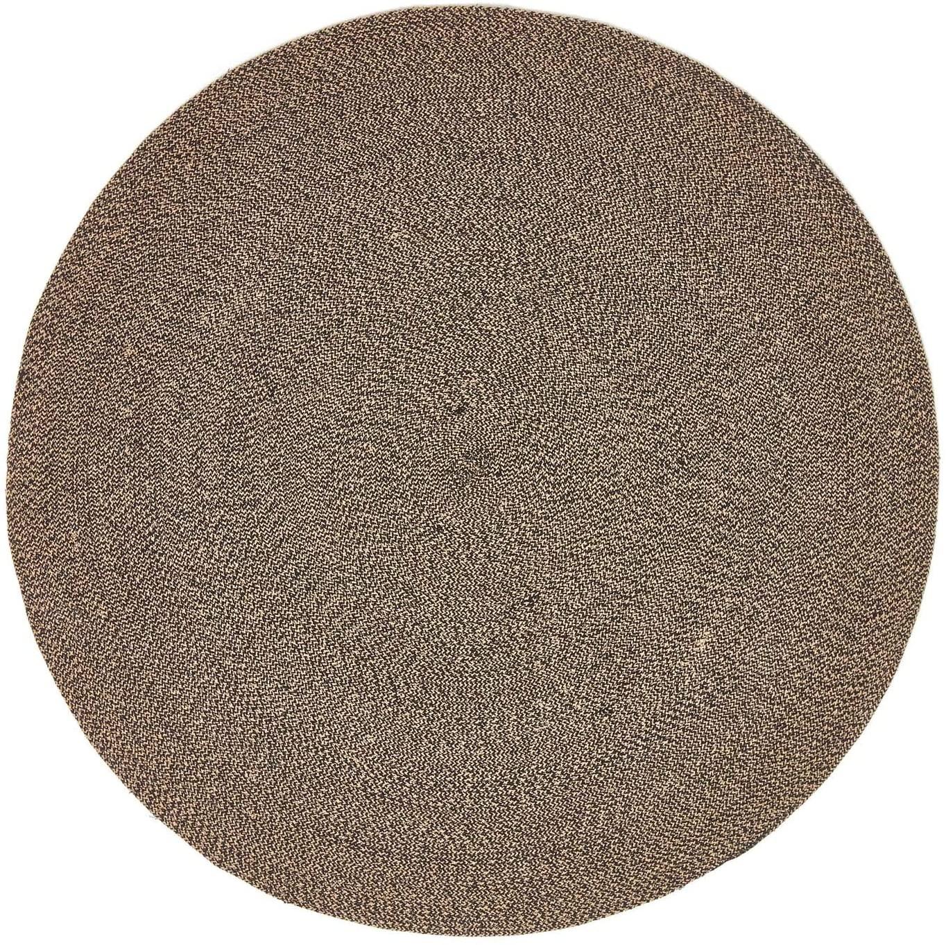 TEPPICH Melange geflochten rund 150 cm - Braun, Textil (150/150cm) - Homescapes