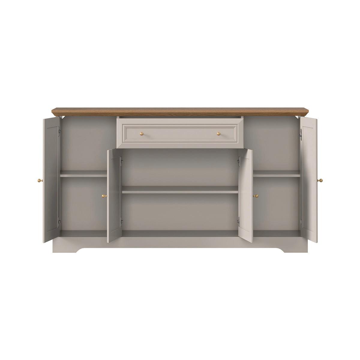 SIDEBOARD Dulci Kaschmir und Holz - Kaschmir, Holzwerkstoff (164.7/91.5/46.2cm) - Petits-meubles