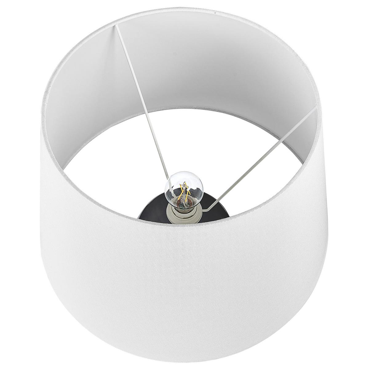 TISCHLAMPE Cidra 48/48/63 cm - Grau, Keramik (48/48/63cm) - Beliani