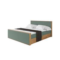 BOXBETT LOLLI9 -Z 120x200 - H4 Grün - Grün, Holzwerkstoff (120/200cm) - ALTDECOR
