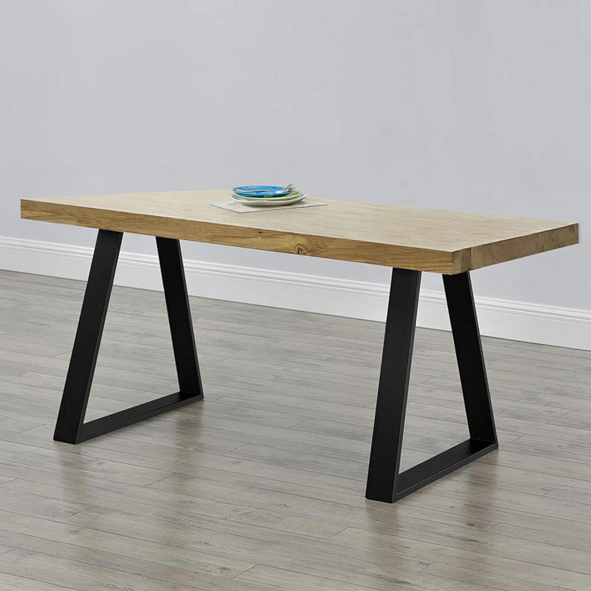 TISCHGESTELL-SET 2 TLG. Lyngby - Schwarz, Metall (55/72/6cm) - [en.casa]