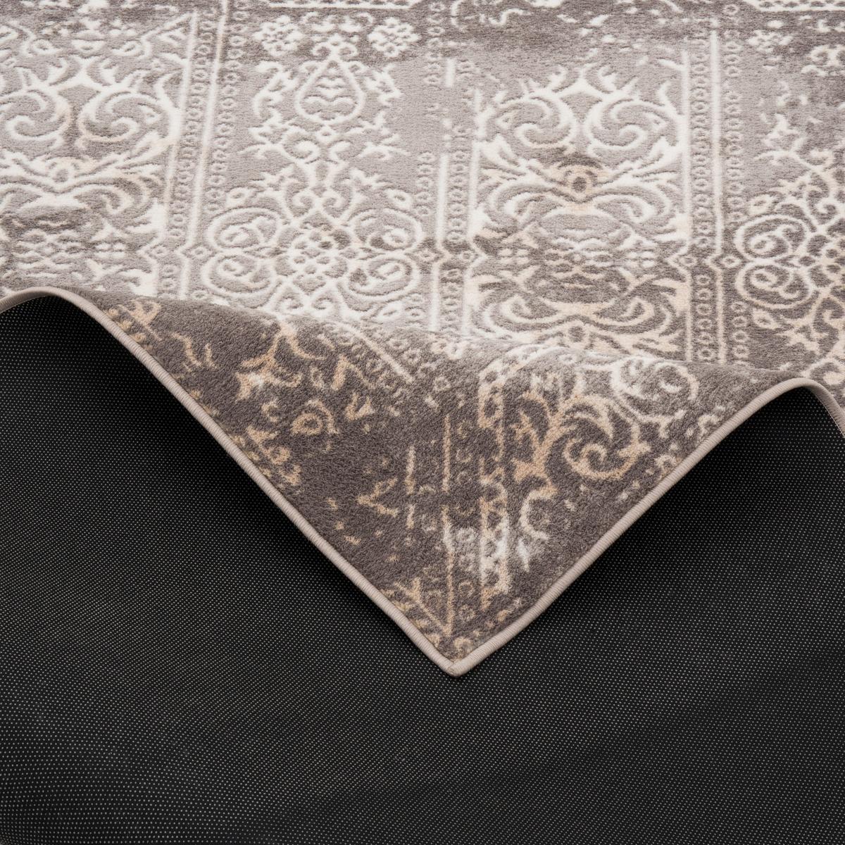 DESIGNER TEPPICH TAWIRA VINTAGE KLASSIK - Silberfarben, Textil (80/160cm) - Pergamon