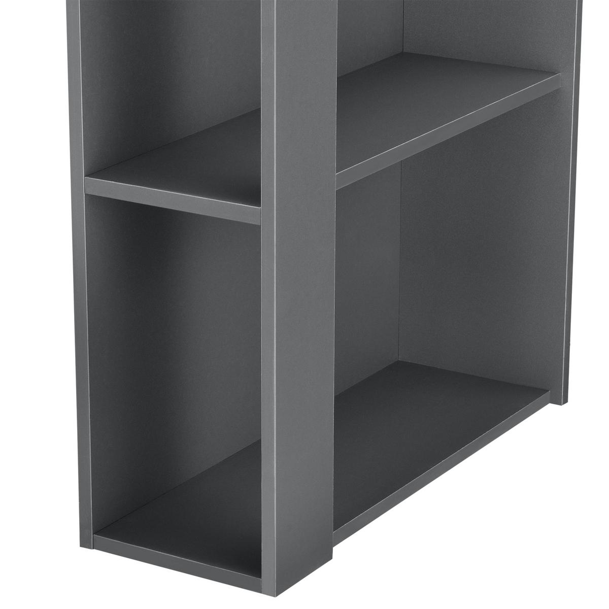 BARTISCH Danderyd - Dunkelgrau, Holzwerkstoff (60/120/105.5cm) - [en.casa]