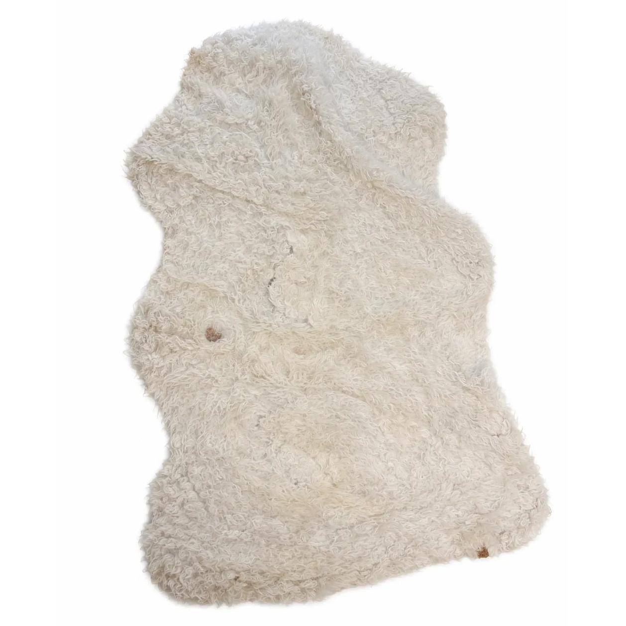 SCHAFFELL Lammfell 2. Wahl Hell geschoren ca. 55 cm - Beige/Creme, Fell (30/55cm) - Provellus