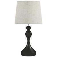 TISCHLAMPE mit 3 Farbtemperaturen Schwarz - Schwarz, Metall (28/28/54cm) - HOMCOM