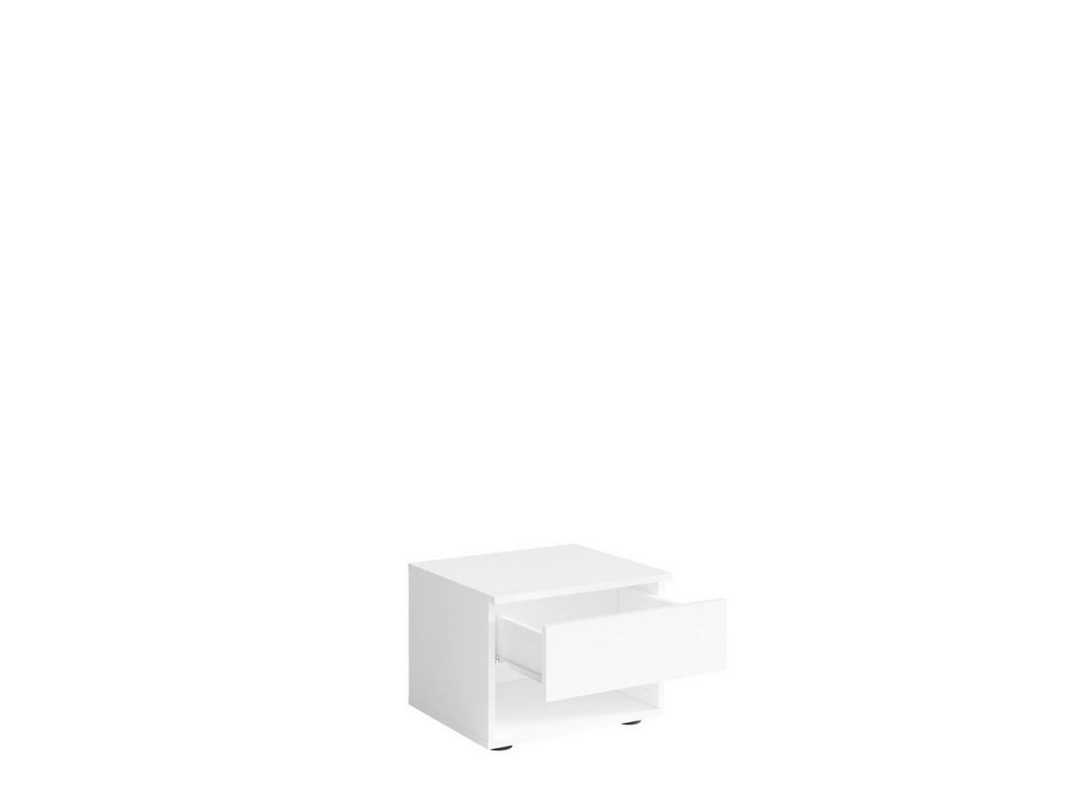 NACHTTISCH Weiß 44/36/35 - Weiß, Holzwerkstoff (44/36/35cm) - RAUMHIRSCH FURNITURE