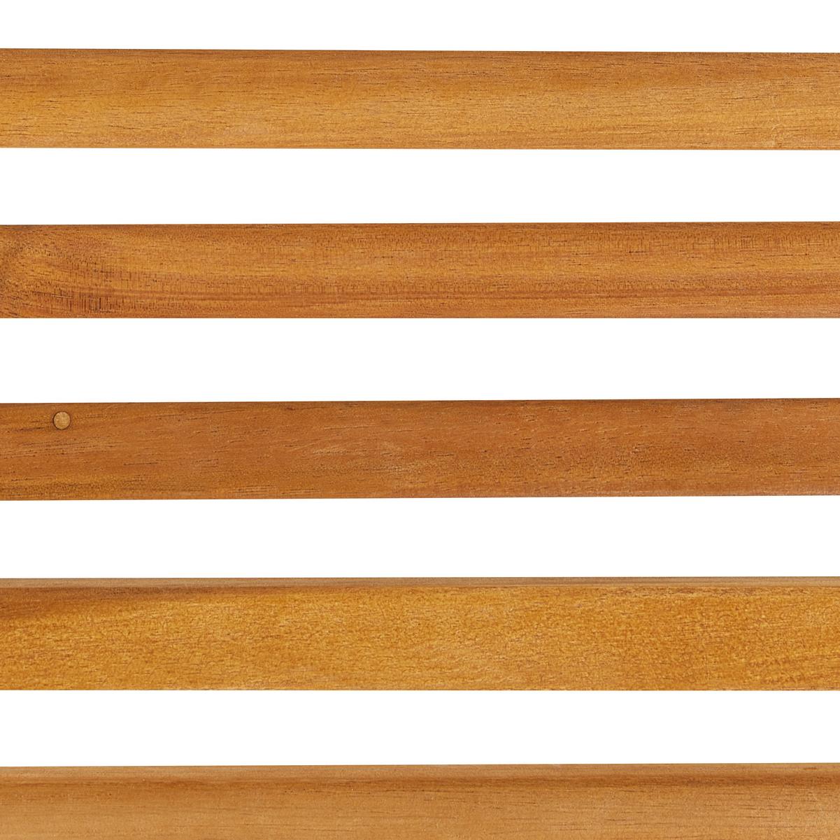 GARTENTISCH Akazienholz hellbraun 180/90 cm Sulzano - Hellbraun, Holz (90/180/75cm) - Beliani
