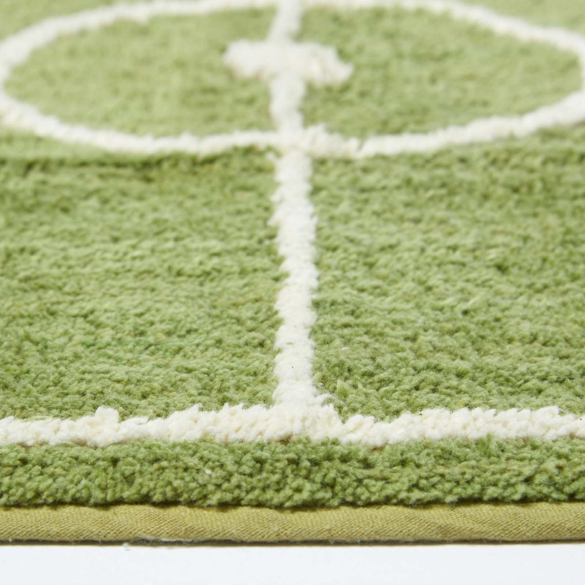 KINDERTEPPICH Fußballfeld, Baumwolle 60/100 cm - Grün, Textil (60/100cm) - Homescapes