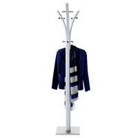 GARDEROBENSTÄNDER DENIS weiß - Weiß, Metall (35/183/35cm) - IDIMEX