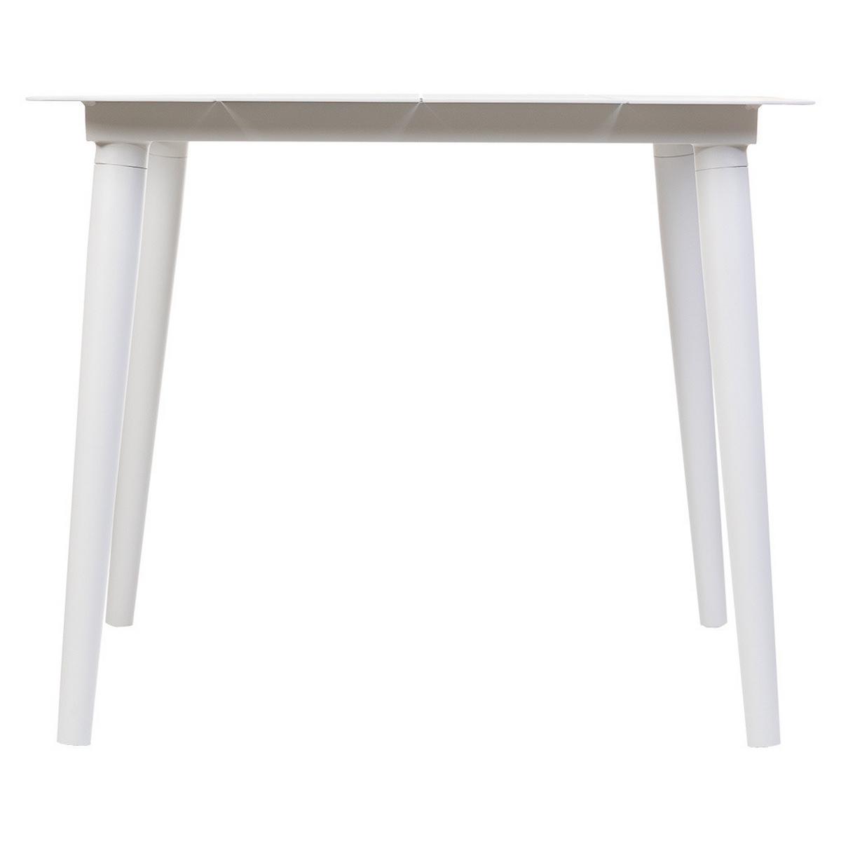 GARTEN-ESSGRUPPE, 5er-Set, weiß und braun - Beige, Metall - Wanderlust