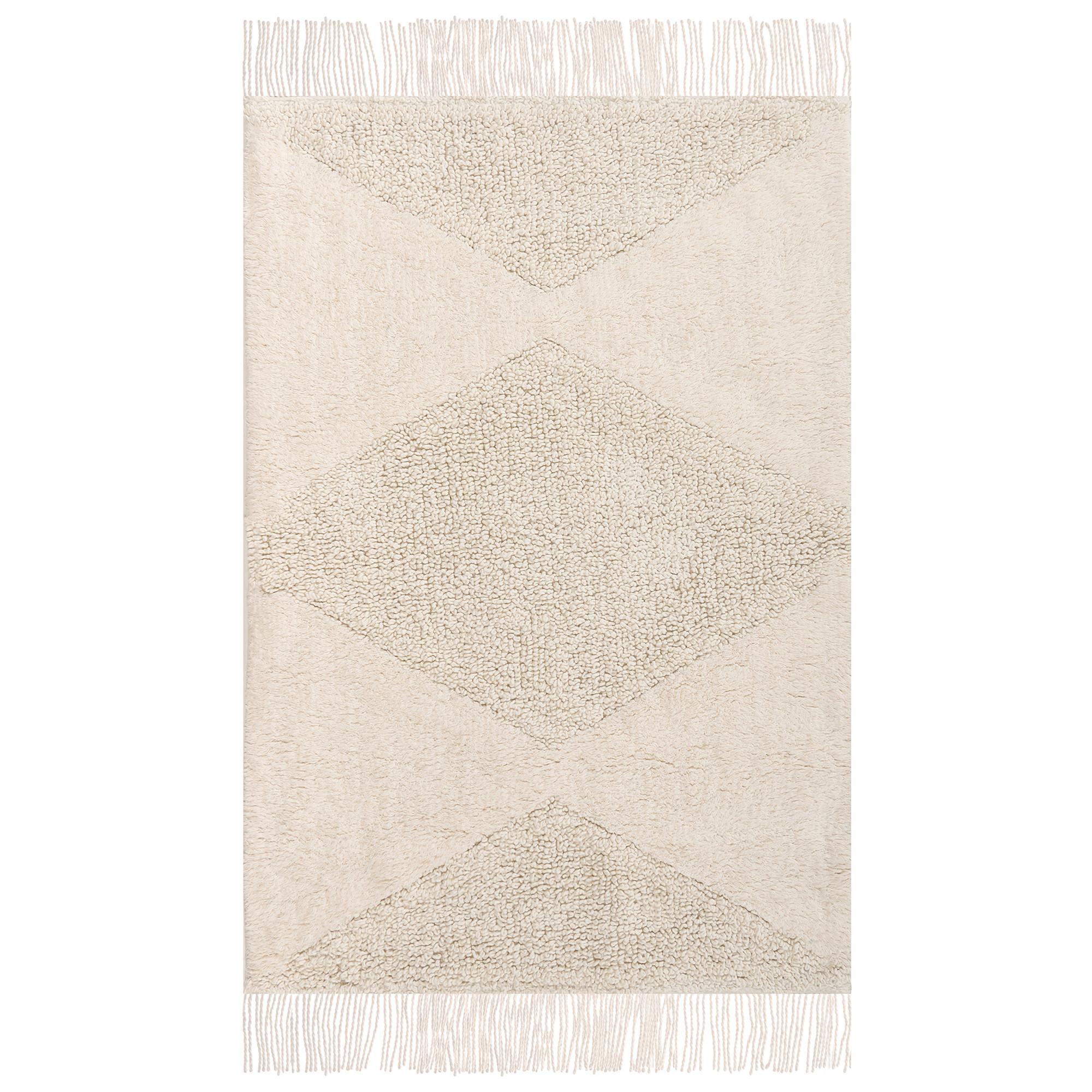 KINDERTEPPICH Hellbeige 60/90 cm Baumwolle Khonoma - Beige, Textil (60/90cm) - Beliani