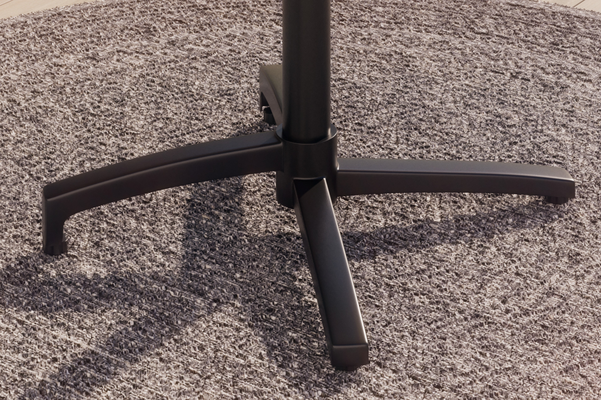 Gartentisch Anthrazit Aluminium regenabweisend Füße X-Form 