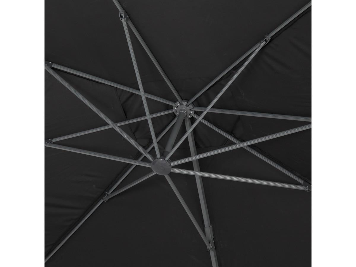 SONNENSCHIRM sun 4 Schwarz - Schwarz, Metall (400/300cm) - Habitat Garten
