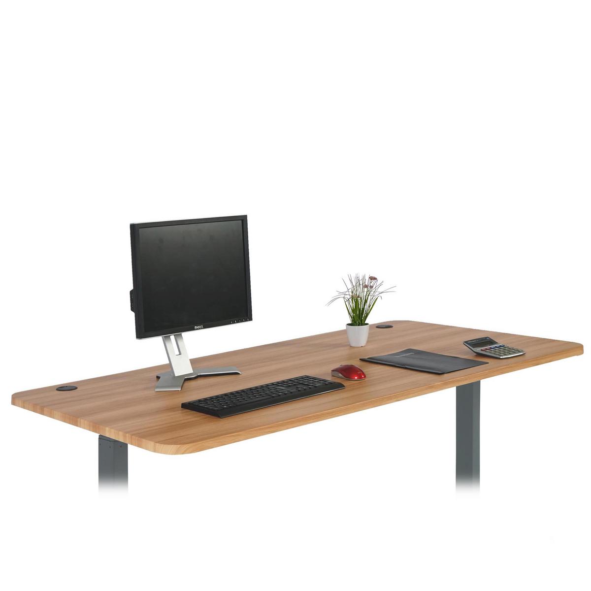 SCHREIBTISCHPLATTE Eiche Dekor - Eichefarben, Holz (80/160/2cm) - MCW