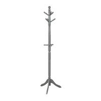 GARDEROBENSTÄNDER 175cm Grau - Grau, Holz (50/175/50cm) - COSTWAY