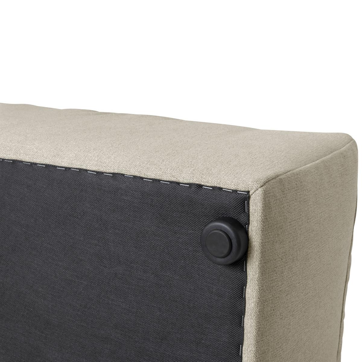WOHNLANDSCHAFT 3 Kattrina Flachgewebe creme - Creme, Kunststoff (350/73/250cm) - 58aufmkessel