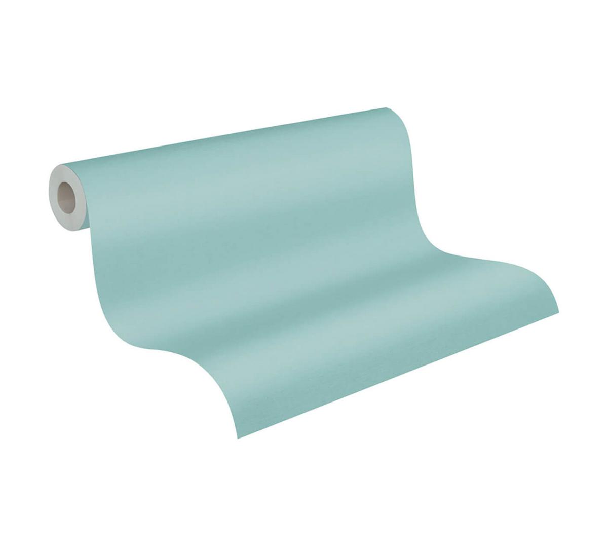VLIESTAPETE Türkis 53/1005 cm - Türkis, Textil (53/1cm) - KUNSTLOFT
