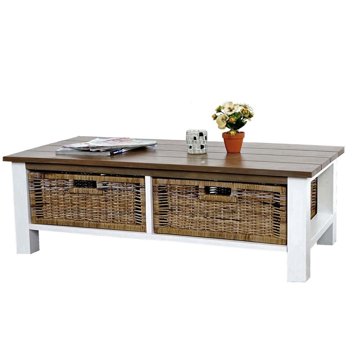 COUCHTISCH rechteck Braun - Braun, Holz (52/112/38cm) - MCW