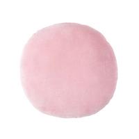 DEKOKISSEN rund rosa, Baumwollsamt?40 cm - Rosa, Textil (40/40cm) - Homescapes