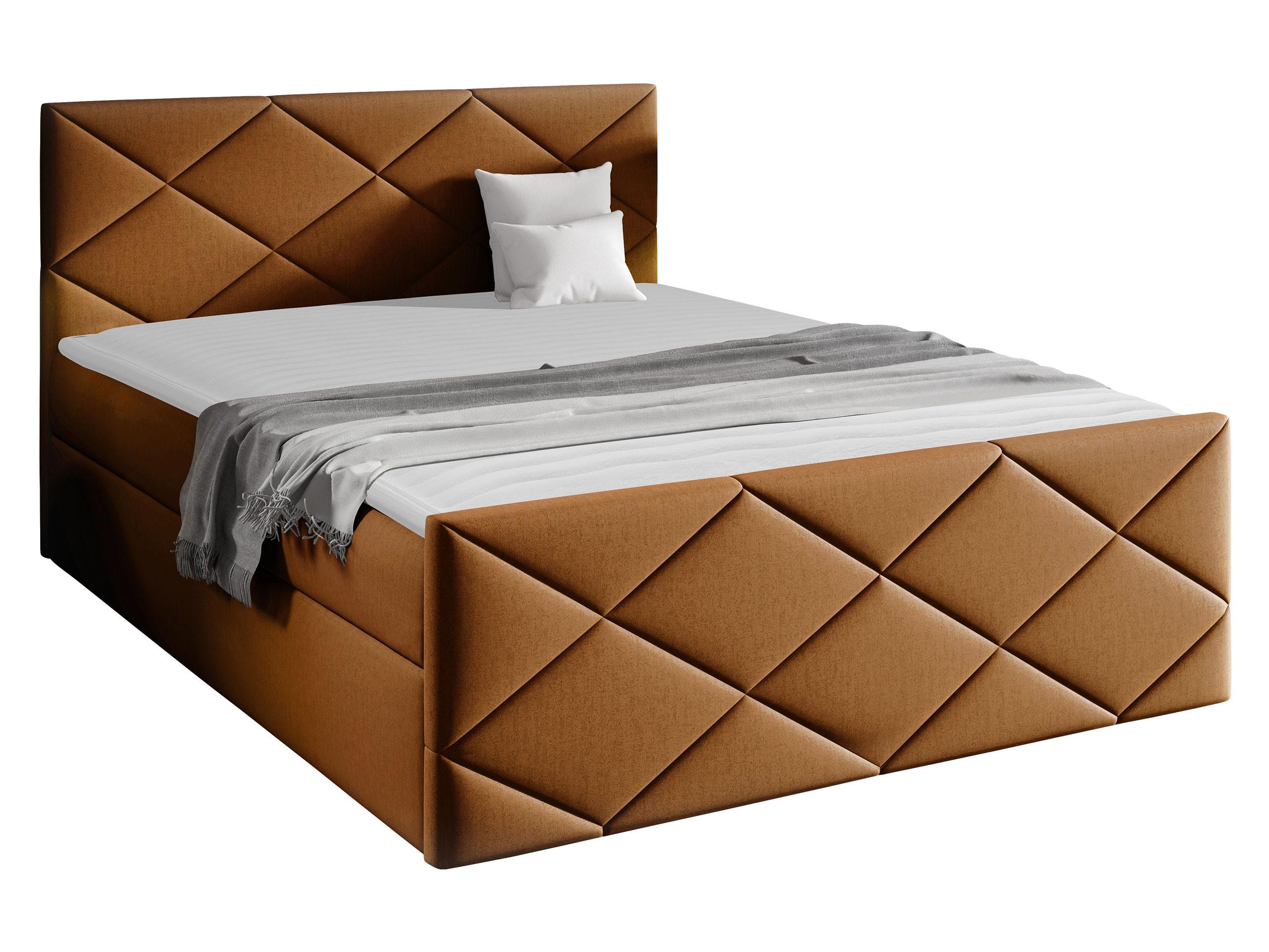 BOXBETT Herkules - H3 - Bronzefarben, Holz (160/200cm) - MIRJAN24