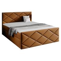 BOXBETT Herkules - H3 - Bronzefarben, Holz (160/200cm) - MIRJAN24