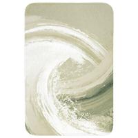 BADEMATTE Abstrakt - Pinselstriche - Wellen - Grün 60x90 cm - Mintgrün, Textil (60/90cm) - OnlyWow