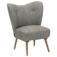 COCKTAILSESSEL Kayra Flachgewebe (Strukturgewebe) grau - Grau, Kunststoff (72/90/74cm) - 58aufmkessel