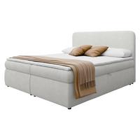 BOXBETT Bonny - H3 - Hellgrau/Schwarz, Holz/Holzwerkstoff (140/200cm) - MIRJAN24