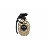 SKULPTUR Gold 15/25 cm - Goldfarben/Schwarz, Stein (1.2/25/13cm) - KUNSTLOFT