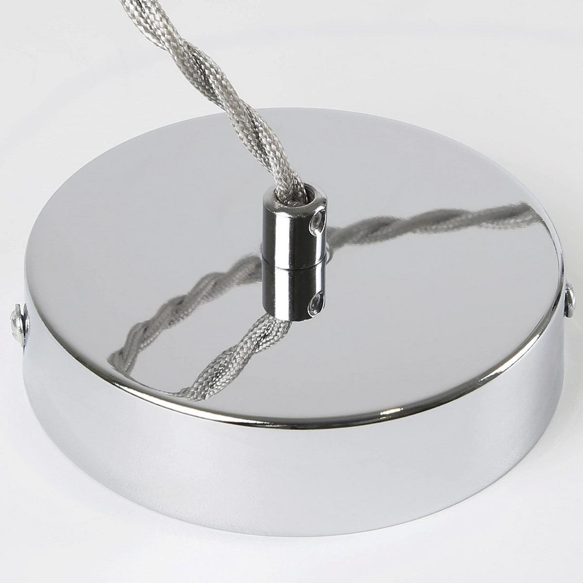 PENDELLEUCHTE Rainer 10/10/130 cm - Silberfarben, Metall (10/10/130cm) - Nettlife