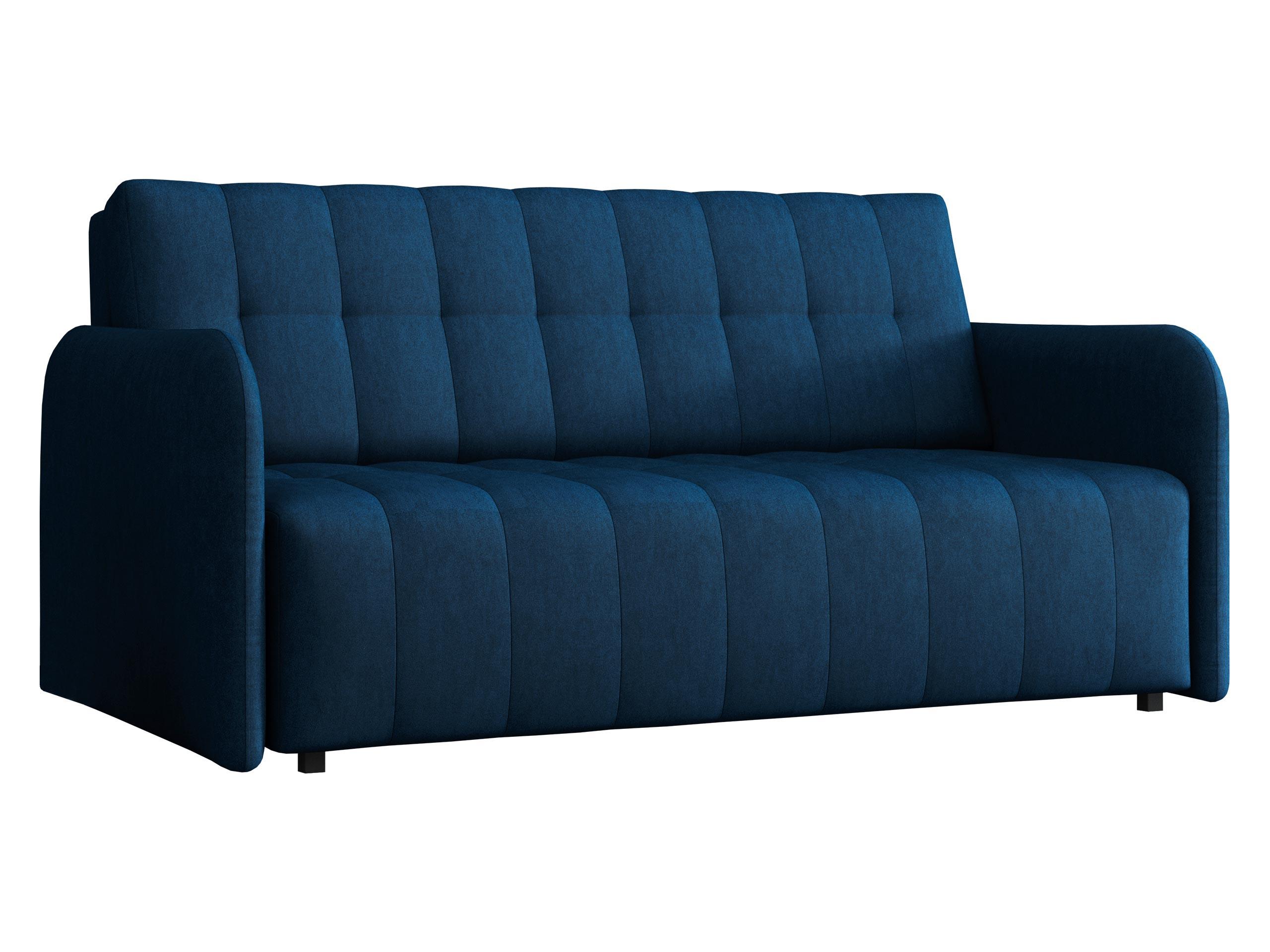 SCHLAFSOFA Viva Grand IV - Schwarz/Dunkelblau, Holz/Kunststoff (165/85/95cm) - MIRJAN24