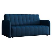 SCHLAFSOFA Viva Grand IV - Schwarz/Dunkelblau, Holz/Kunststoff (165/85/95cm) - MIRJAN24