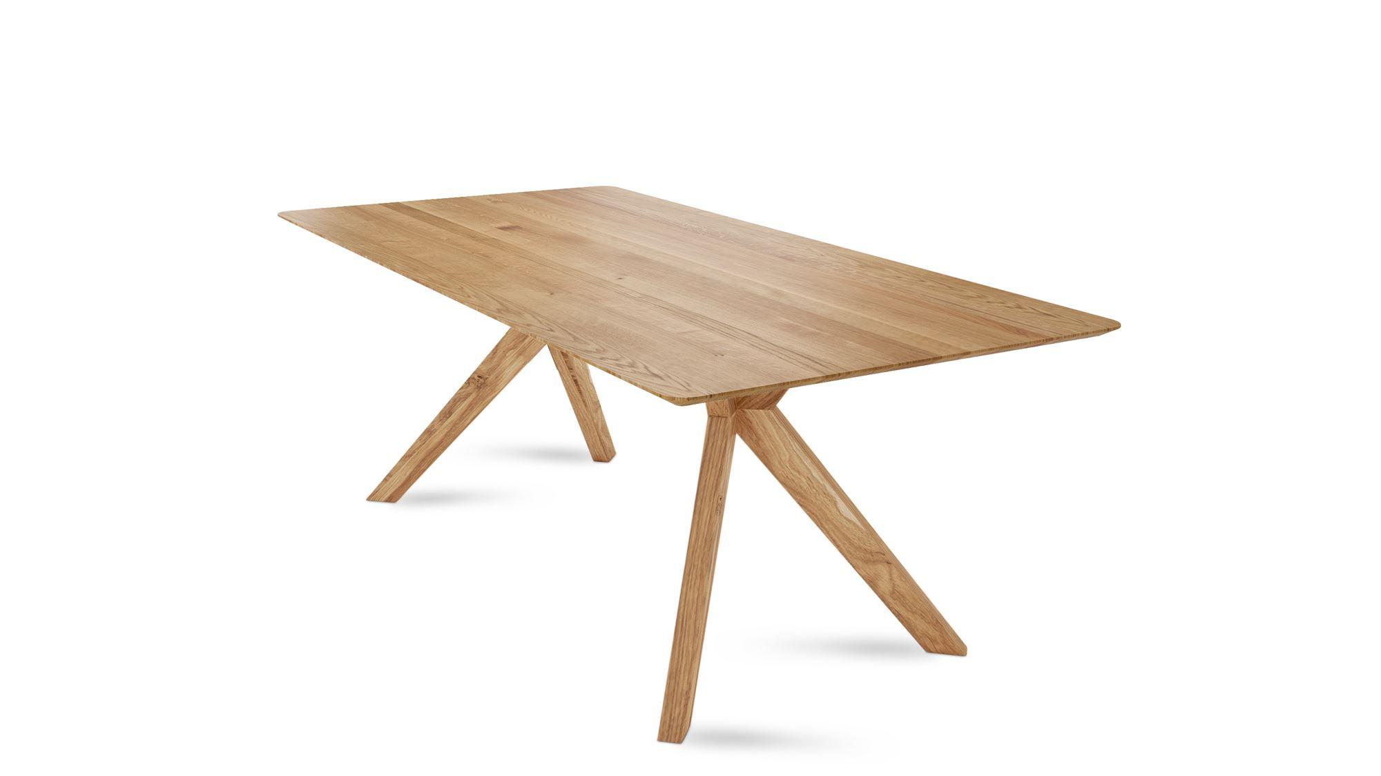 MASSIVHOLZTISCH Dagmar 1 140x76x90 Esszimmertisch Wildeiche geölt - Wildeiche, Holz (140/76/90cm) - 58aufmkessel