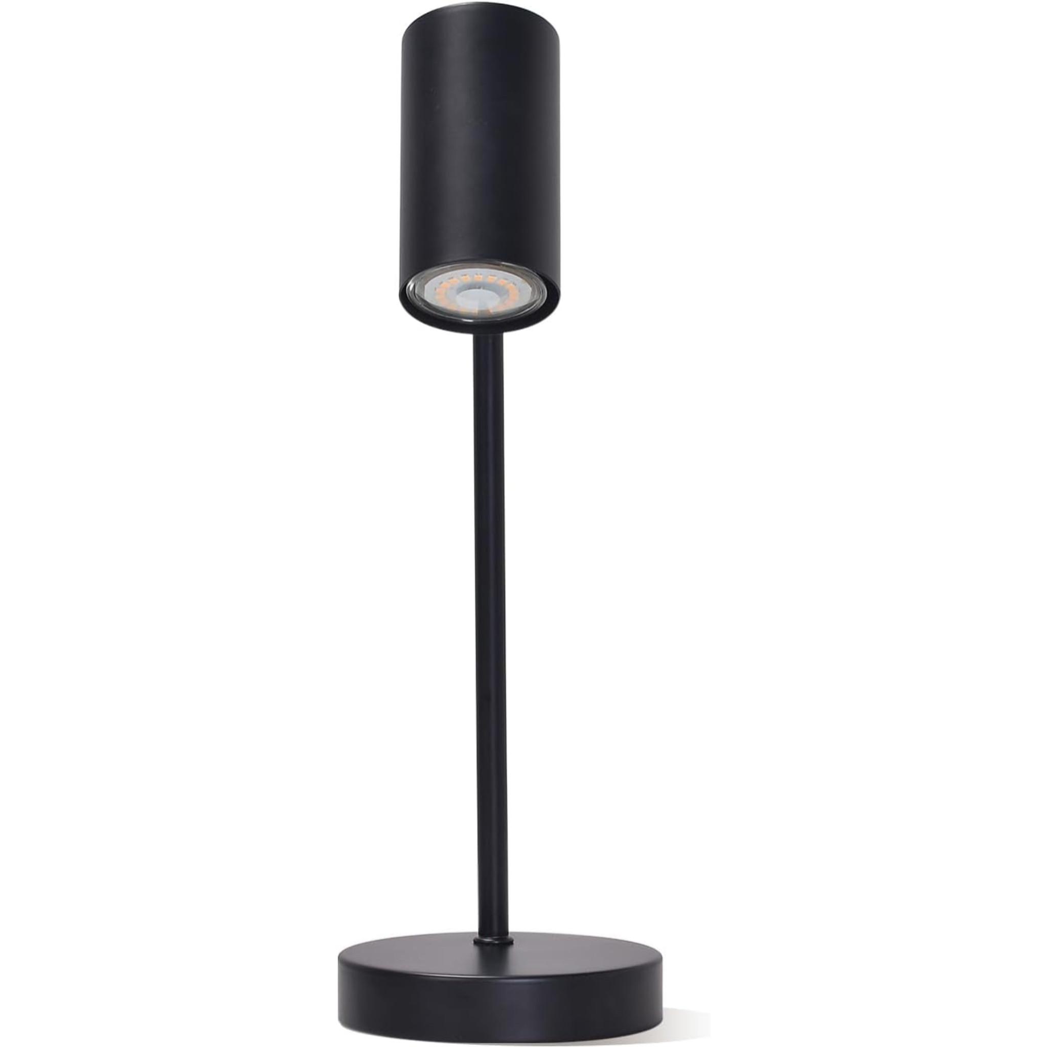 TISCHLAMPE Freya 13/12/35 cm - Schwarz, Metall (13/12/35cm) - ZMH