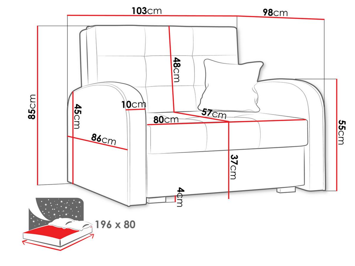 SCHLAFSOFA Viva Gold I - Braun/Grau, Holz/Textil (103/85/98cm) - MIRJAN24