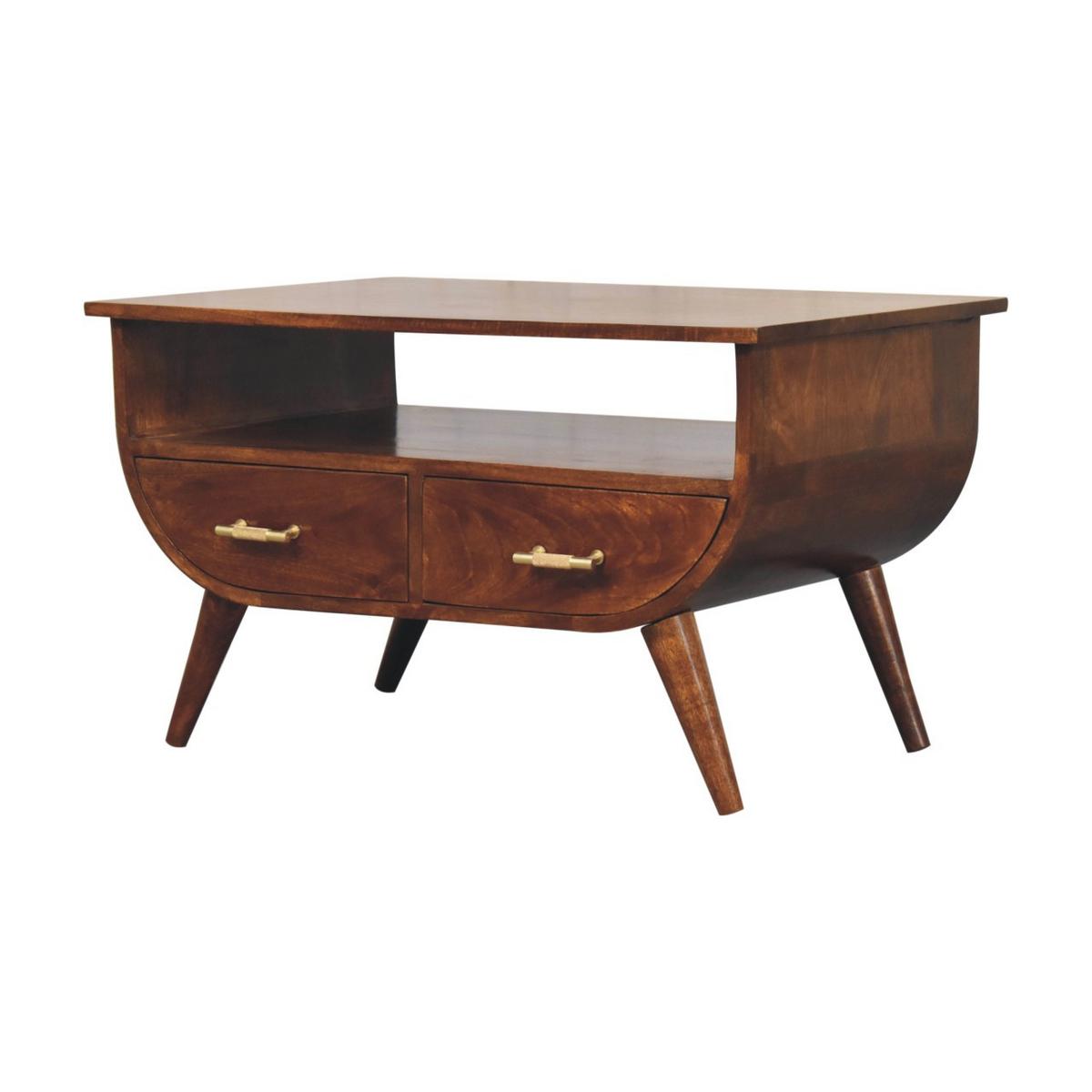 COUCHTISCH Agra - Braun, Holz (80/55/47cm) - Artisan Furniture
