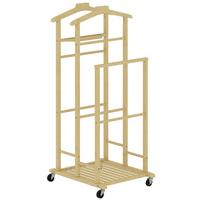 KLEIDERSTÄNDER Bambus Eiche - Eichefarben, Holz/Bambusholz (41/105/50cm) - HOMCOM