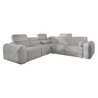 ECKSCHLAFSOFA Volare III, Seite: Links - Hellgrau, Holz/Textil (273/272cm) - MIRJAN24