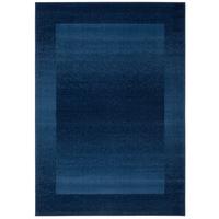 MODERN DESIGNER VELOURS TEPPICH SAMBA - Dunkelblau, Textil (120/170cm) - Pergamon