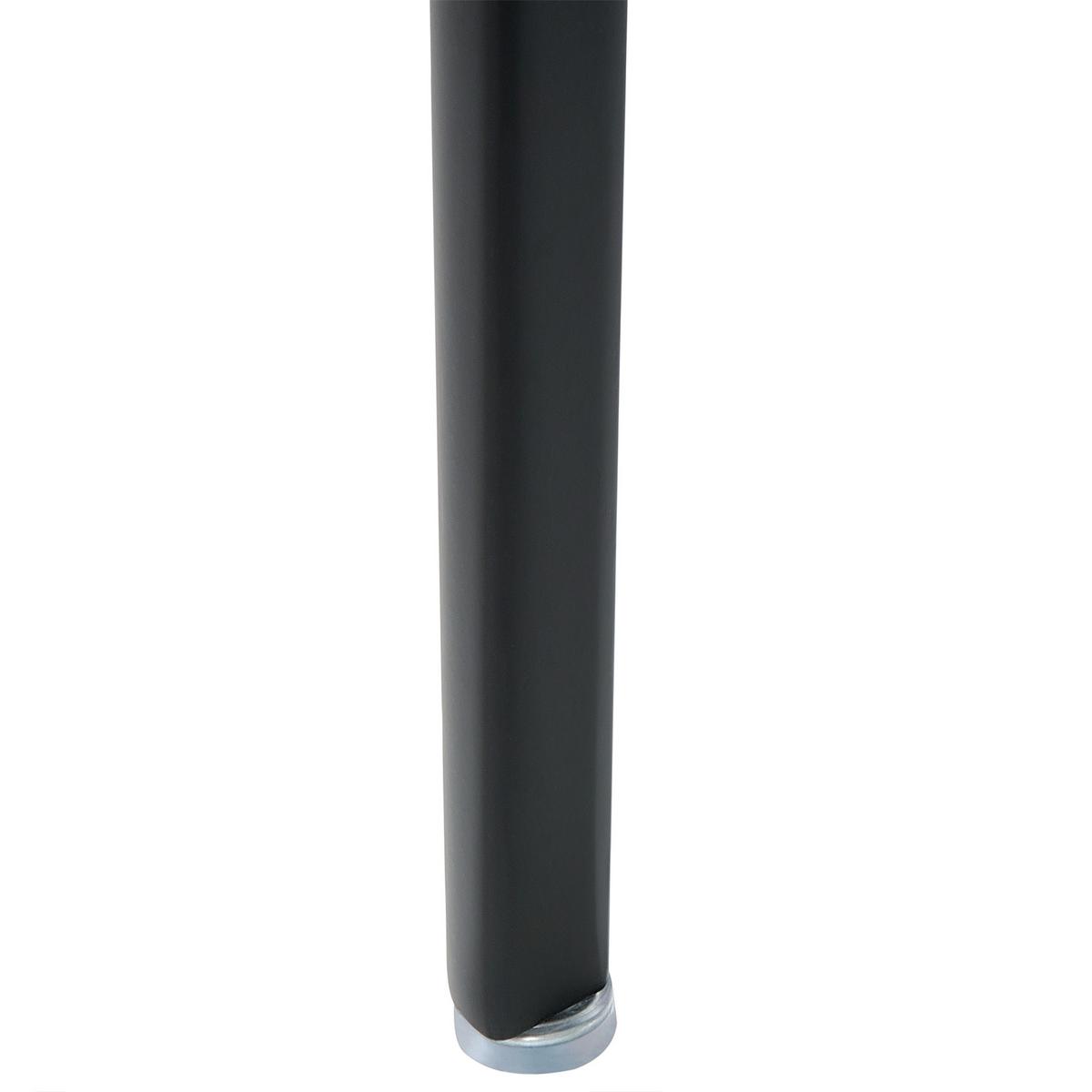 ESSTISCH Weißer Marmor 140/80 cm Glas Jollein - Weiß, Glas (140/80/73cm) - Beliani