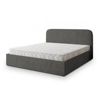 POLSTERBETT RENIVE K 120x200 cm mit Bettkästen - Grau - Grau, Holz/Textil - MASSENO