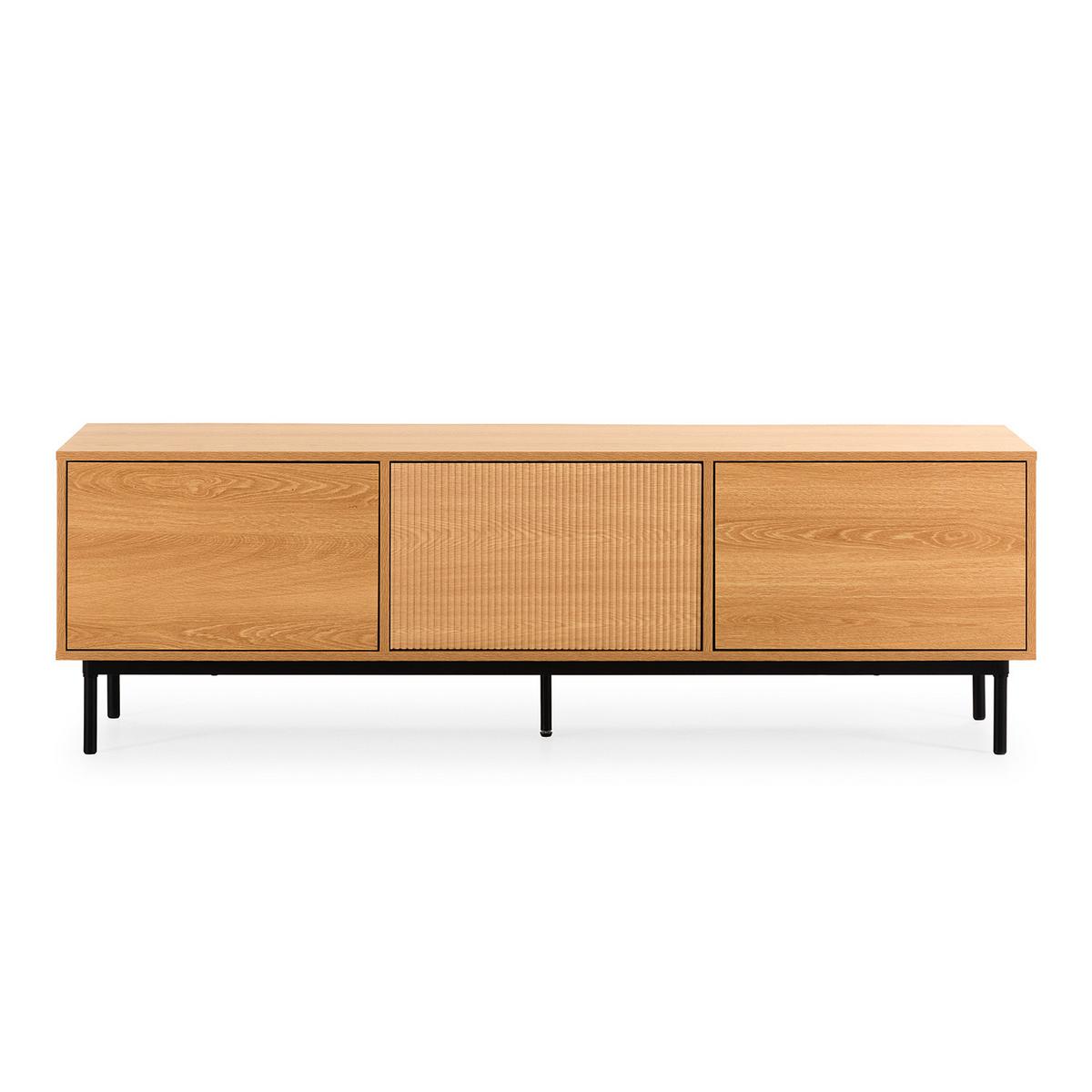 TV-ELEMENT Florida 3 türen Eiche-Optik - Eichefarben, Holzwerkstoff (160/50/40cm) - VS Venta-stock