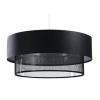 HÄNGELEUCHTE Schwarz 40/20 cm - Schwarz, Kunststoff (40/1/20cm) - ONZENO