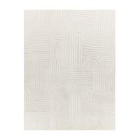 FLACHWEBETEPPICH Boho Creme 120 x 160 cm - Creme, Kunststoff (120/160cm) - TT Home