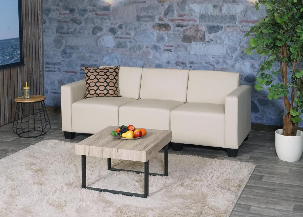 3-SITZER SOFA Beige - Beige/Creme, Textil (193/76/72cm) - MCW