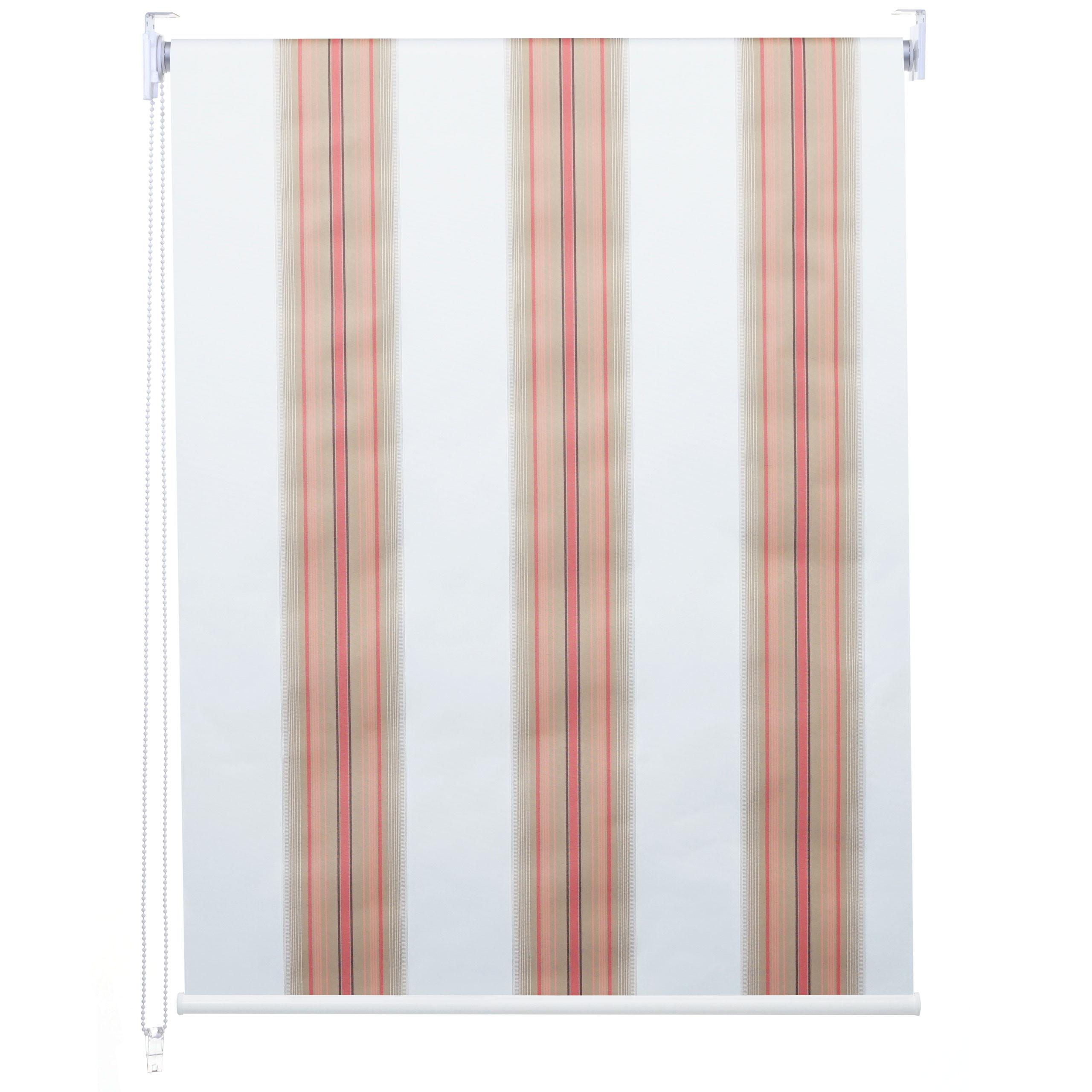 ROLLO Weiß, Rot, Beige - Beige/Rot, Textil (110/160/7cm) - MCW