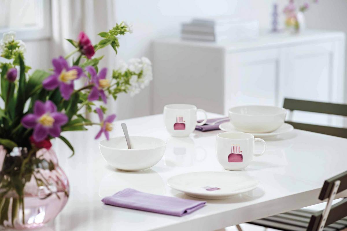MÜSLISCHALEN HAPPY BIRTHDAY With Love bunt ø 16,9 cm 4er Set - Multicolor, Keramik (16.9cm) - Villeroy & Boch