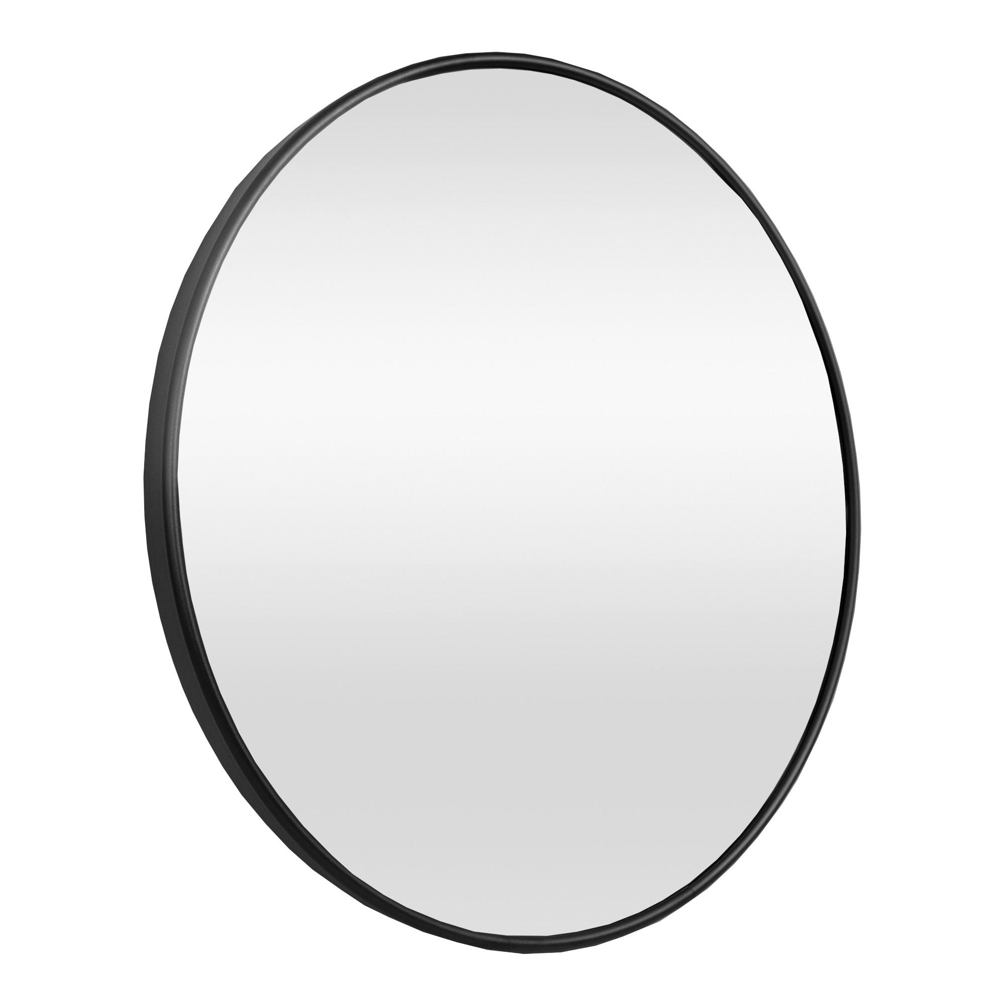 WANDSPIEGEL Ordona - Schwarz, Glas/Metall (40/2.8/40cm) - [en.casa]