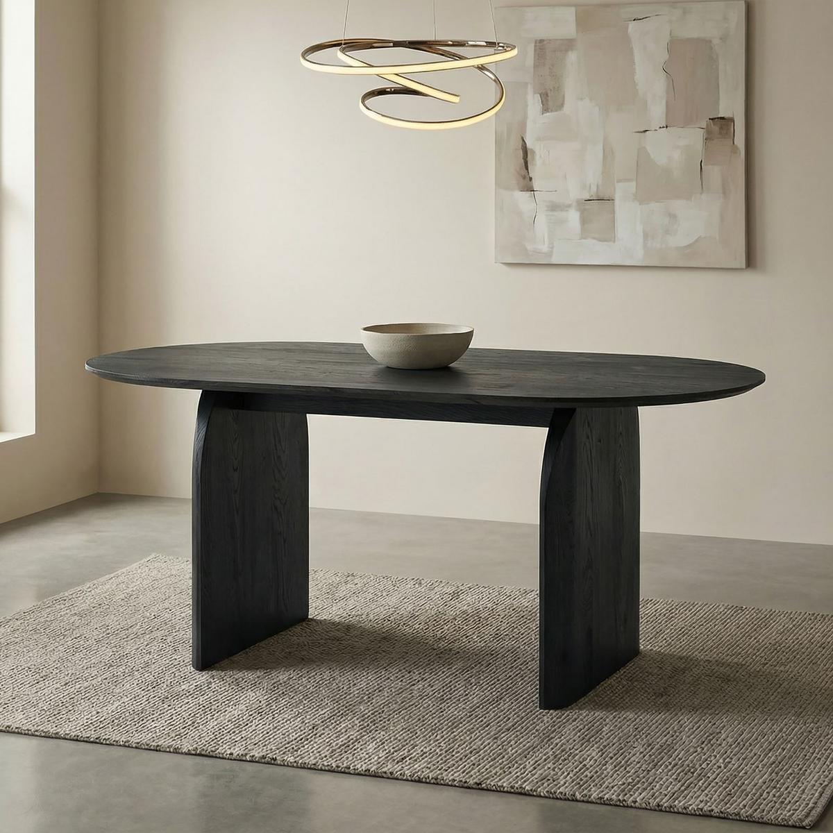 ESSTISCH MALA schwarz - Schwarz, Holzwerkstoff (90/180/76cm) - IDIMEX